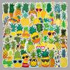 50PCS Pineapple Graffiti Cartoon Fruit Skateboard & Phone Case Stickers
