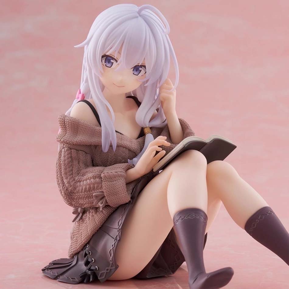 THE JOURNRY OF ELAINA Anime Figure Elaina Action Figures Desktop Cute Decorations Simple Style Kawaii Girl japanese Dolls 10cm