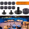 4cm Felt Washer Bass Drum Silencer Felt Strap Button Felt Pads Cymbal Hi-Hat Washer Cymbal Sleeves