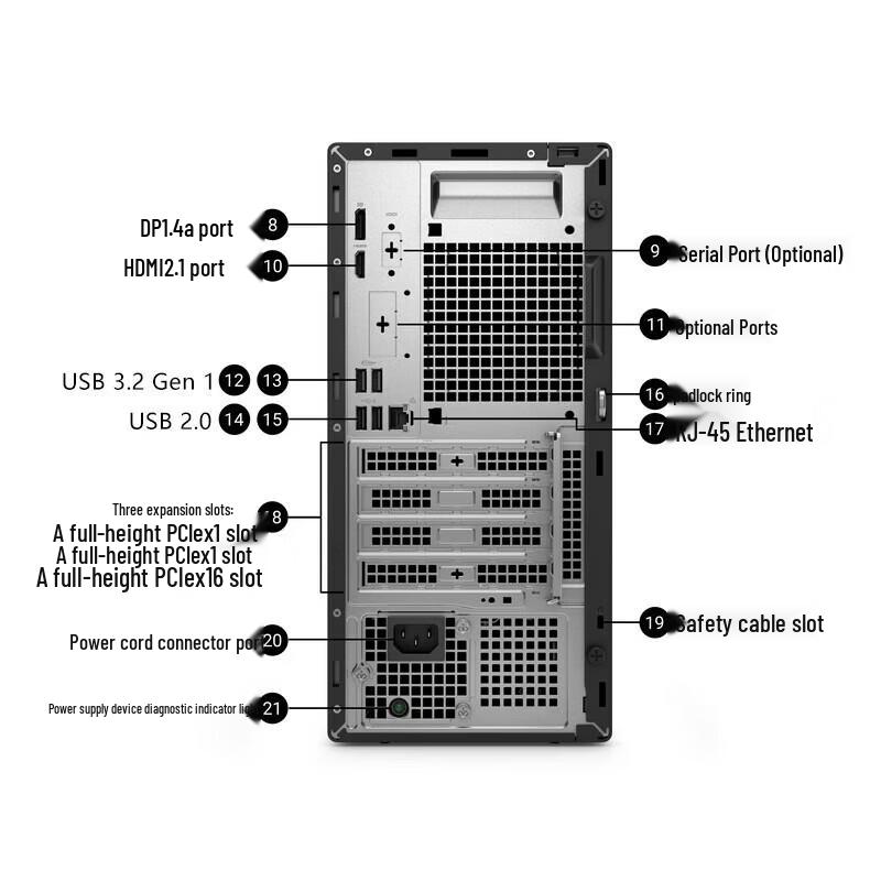Dell OptiPlex Pro QCT1250 Desktop PC (CN version)