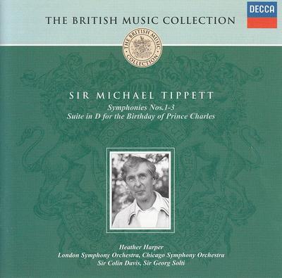 CD SIR MICHAEL TIPPETT, HEATHER HARPER - Symphonies Nos. 1-3 / Suite In D Fo 4730922 Decca 2002 UK Classical Used