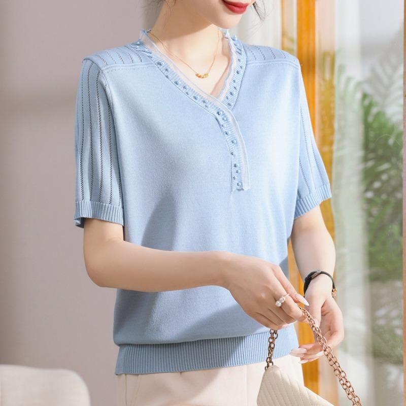Spring Fashion Casual Women's Clothing Mother Clothing Nanxi Phoenix Summer New Knitted Daily Commuter Models