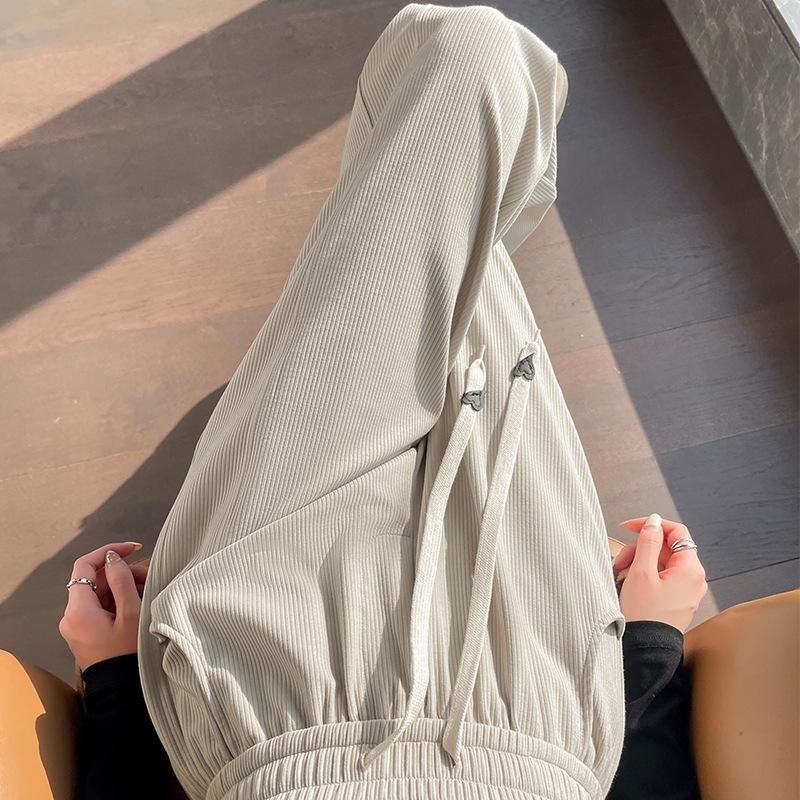 

2025 New Women s High Waist Wide Leg Nine-Point Drape Slimming Pants M