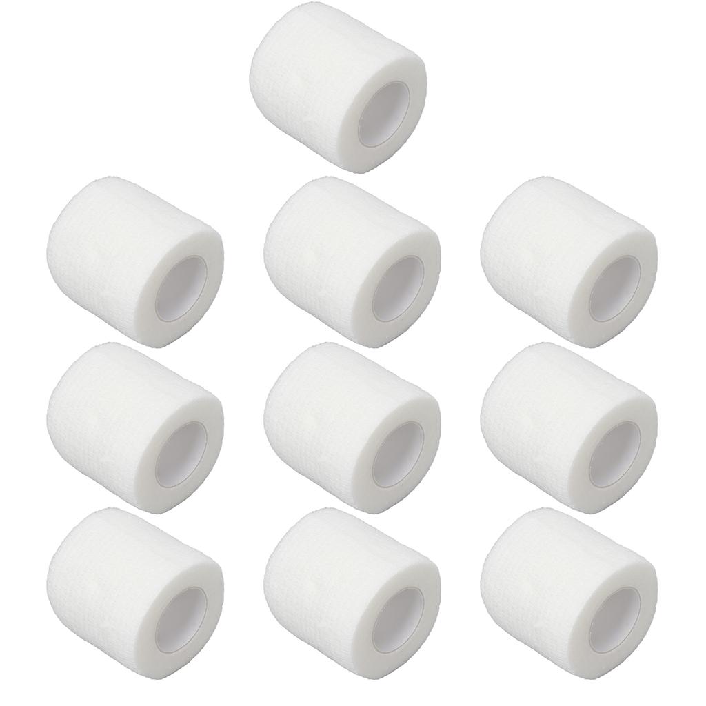 10Pcs Self Adhesive Bandage Wrap Multifunction Disposable Shockproof Anti Slip Tattoo Handle