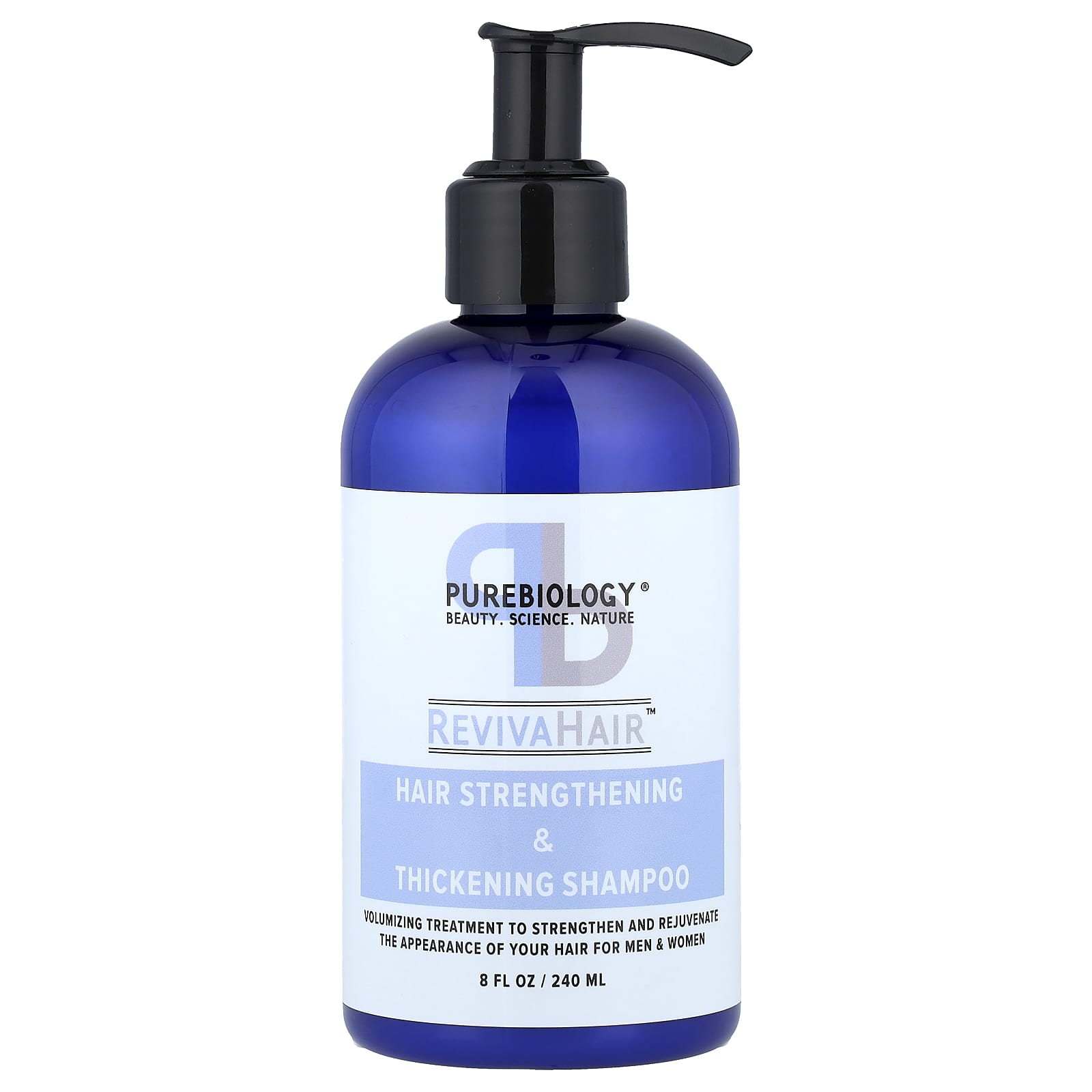 

Pure Biology, RevivaHair™, Strengthening and Fortifying Shampoo, 8 fl oz (240 ml)