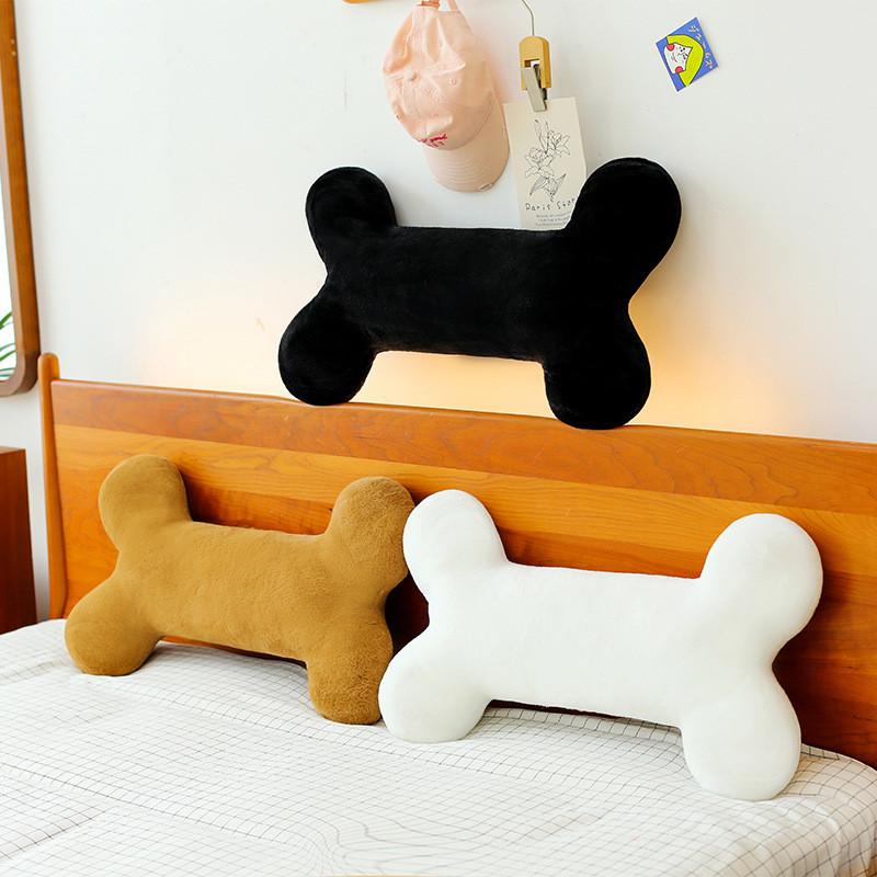 Plush Fish Bone Pillow With Soft Pp Cotton Filling For Kids And Adults