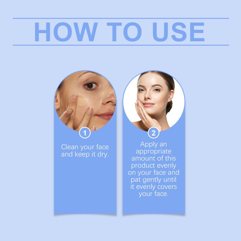 Natural Glow Foundation Waterproof & Oil-Control Bb Cream Buildable Coverage With Hydration & Sweatproof