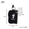 Marimo Craft Snoopy Travel Smartphone Shoulder Bag with Key Pass Case, Black (SPZ-4100)