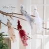 Glitter Glitter Christmas Bird Ornaments Realistic Christmas Tree Decoration  Festive Atmosphere