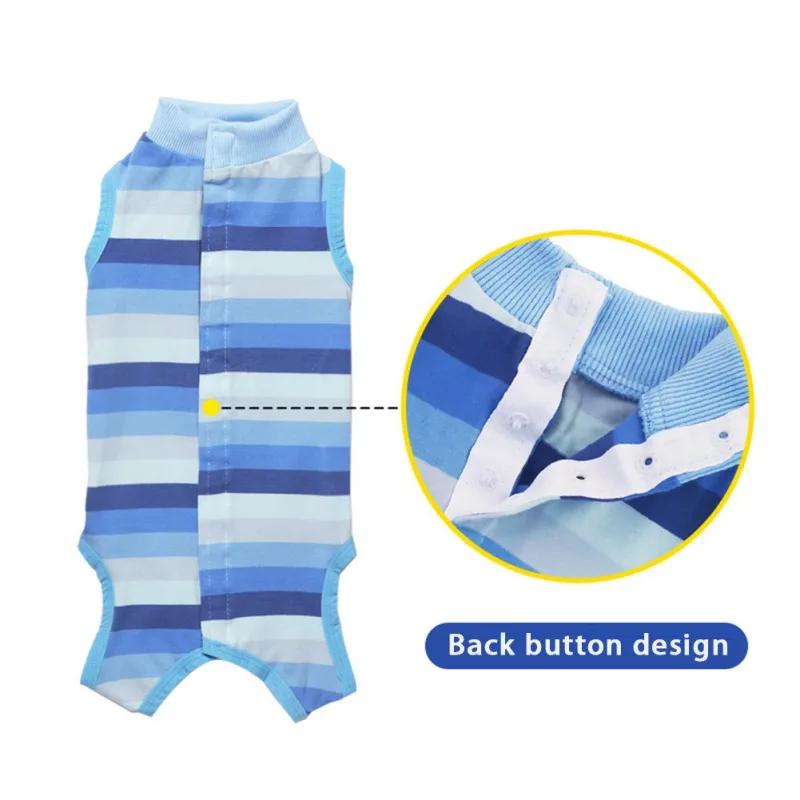 Dog Recovery Suit Post-Operative Vest Four-Legged Jumpsuit Dog Clothes Anti Licking Wounds After Surgery Puppy Summer Clothes