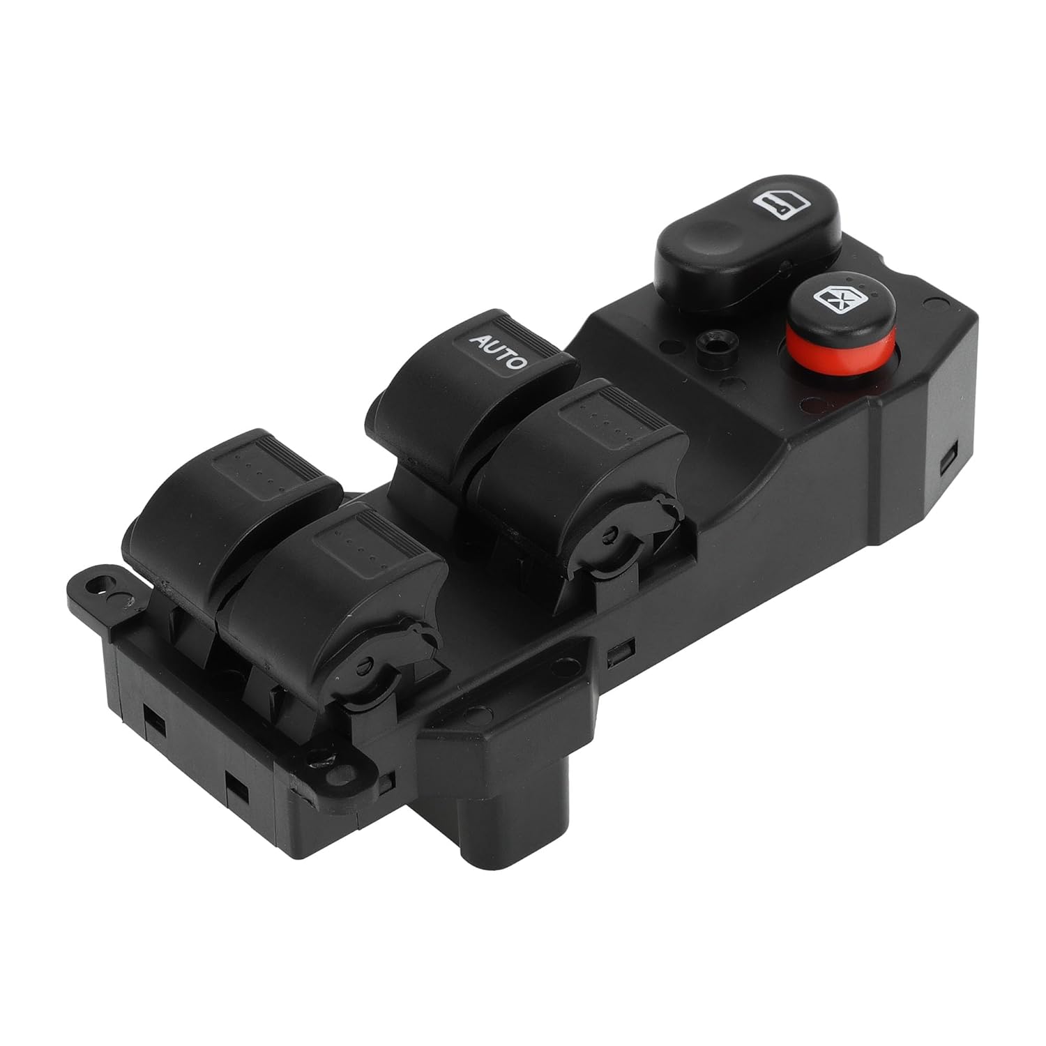 Car Power Window Switch No.35750SELP11 Front Left Driver Side Window Control Switch for Honda Fit 2007-2008 Black