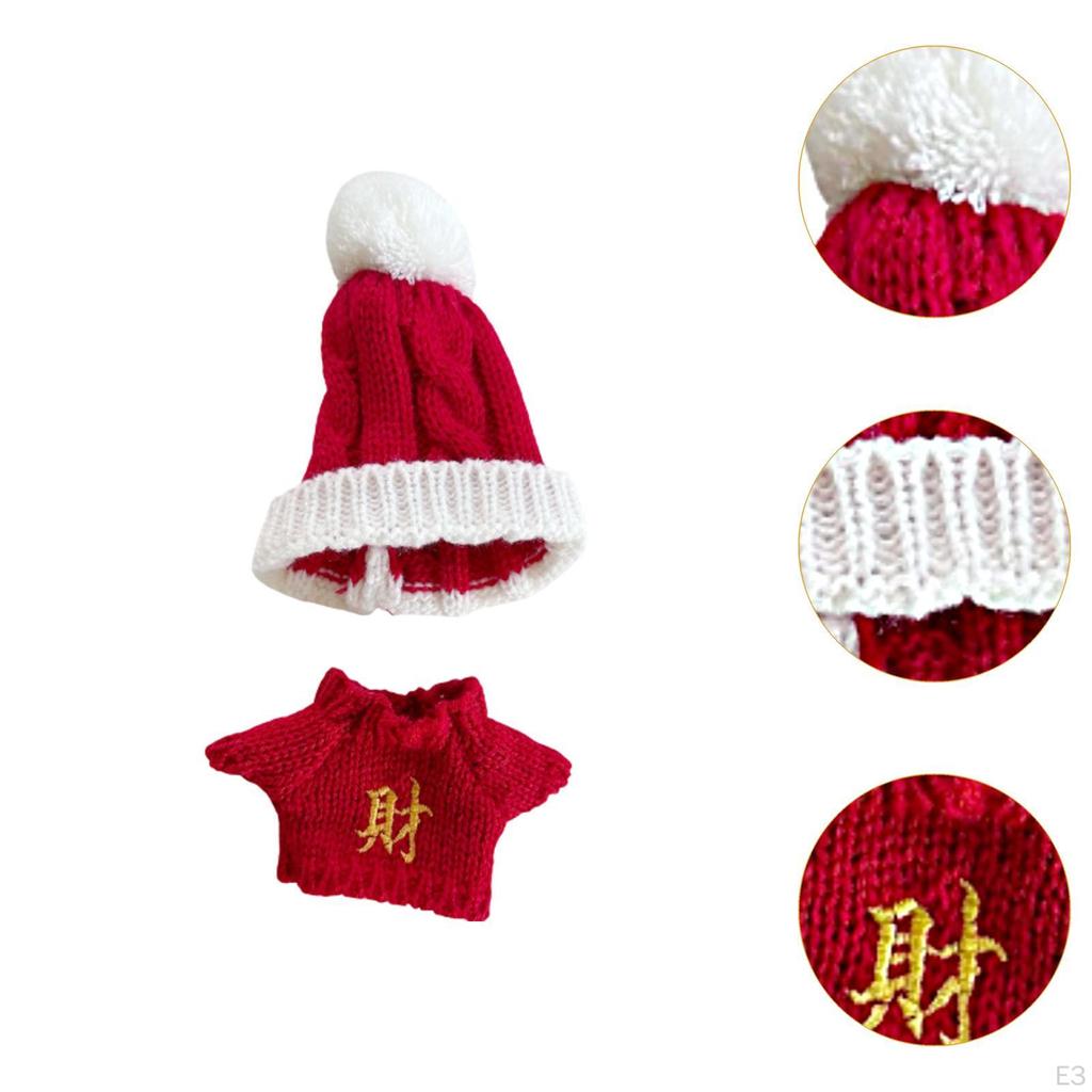 6 Inch Doll Apparel, DIY Outfit, Clothing for Kids, Sweater Mini Dolls