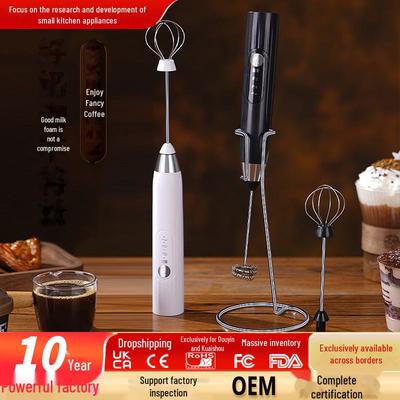 "Handheld USB Milk Frother - Cross-border Electric Whisk Beater Mini Mixer"