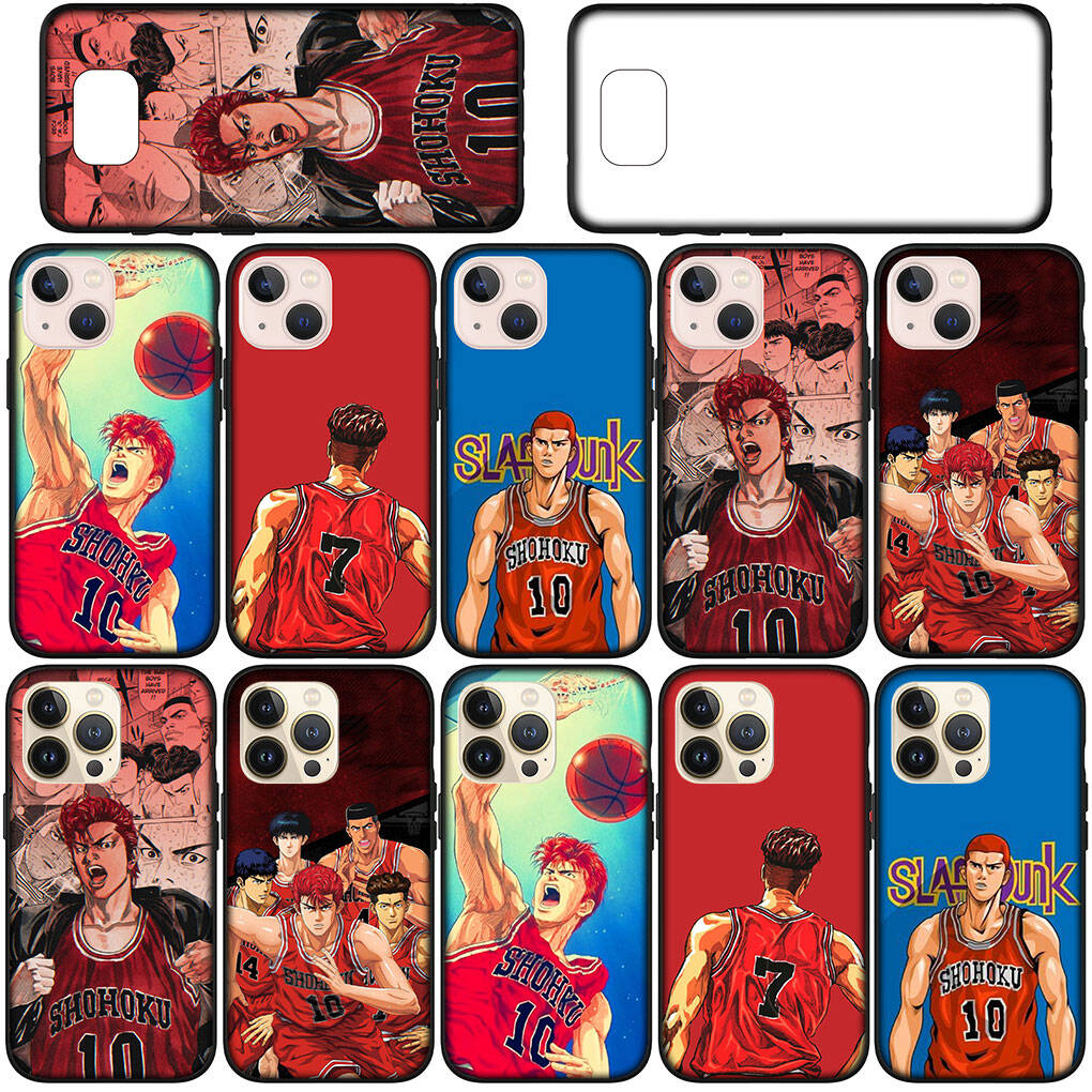 Für Motorola Moto Edge 70 60 50 G54 G86 Samsung Galaxy S25 iPhone 17 16 15 Xiaomi Redmi Note 14 13 Pro Max Handyhülle Slam Dunk Basketball Cover