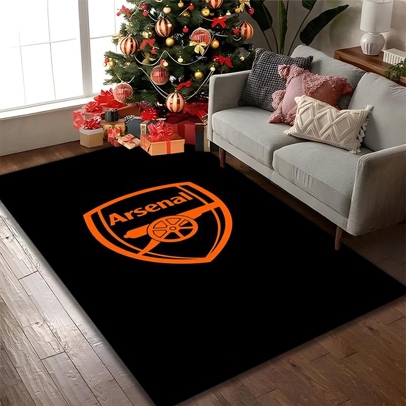Football Club Carpet, Non-slip Office Chair Rug, Digital Print Home Area Rug, Unique Festival Decorations