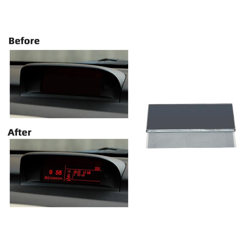 LCD Screen Central Navigator LCD Display Screen for Peugeot 206 Citroen C5 Xsara Picasso Multifunction Unit Pixel Repair