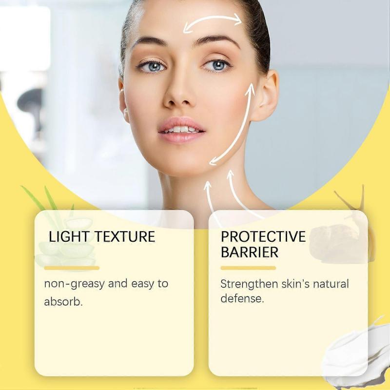 1-6PCS OUHOE All About Snail Mucin Kit Face Cream, Essence Toner, Cleansing Gel, and Eye Mask Facial