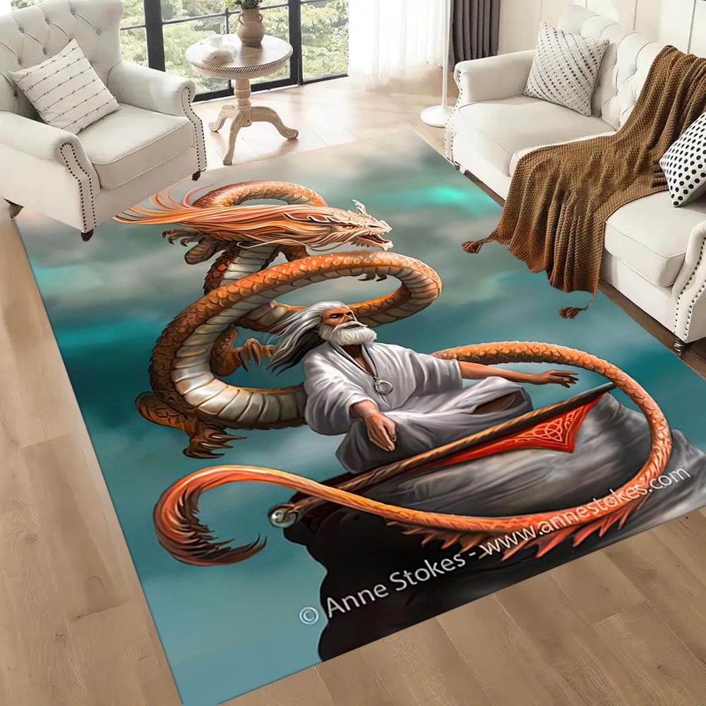 Gothic Style Floor Mat Perfect for Game Room Outdoor Study room Dormitory Antislip Carpet Decorate Offices