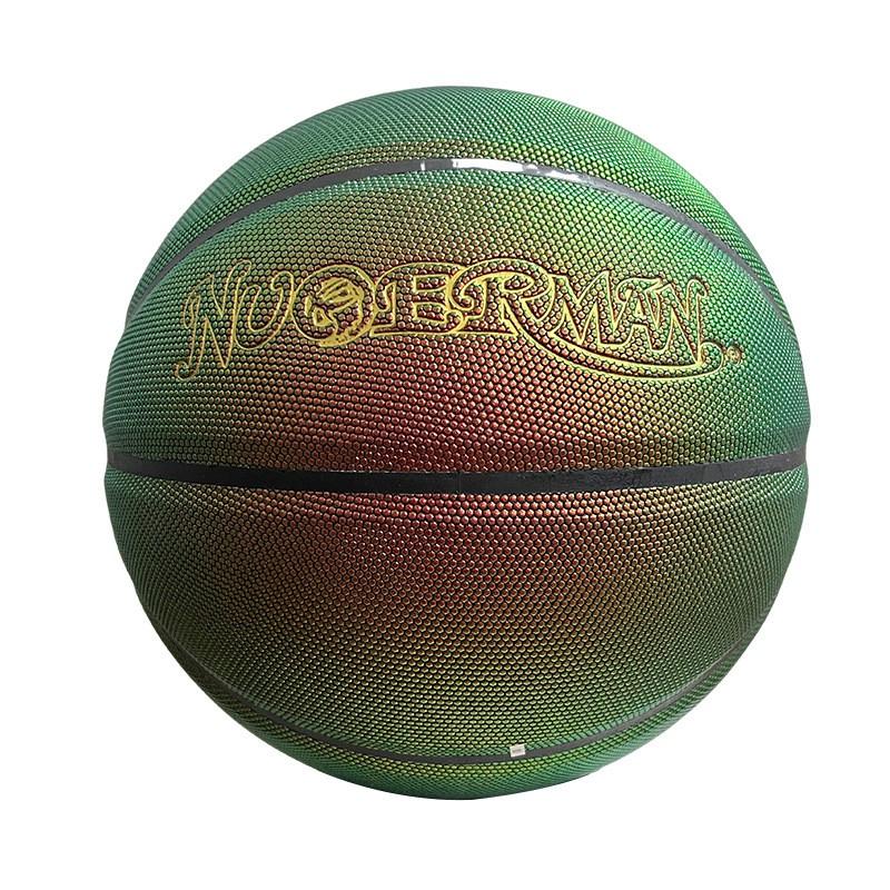 7-inch Rubber Basketball Indoor Outdoor Youth Training Competitive Play Size 7 Basketball Standard Ball