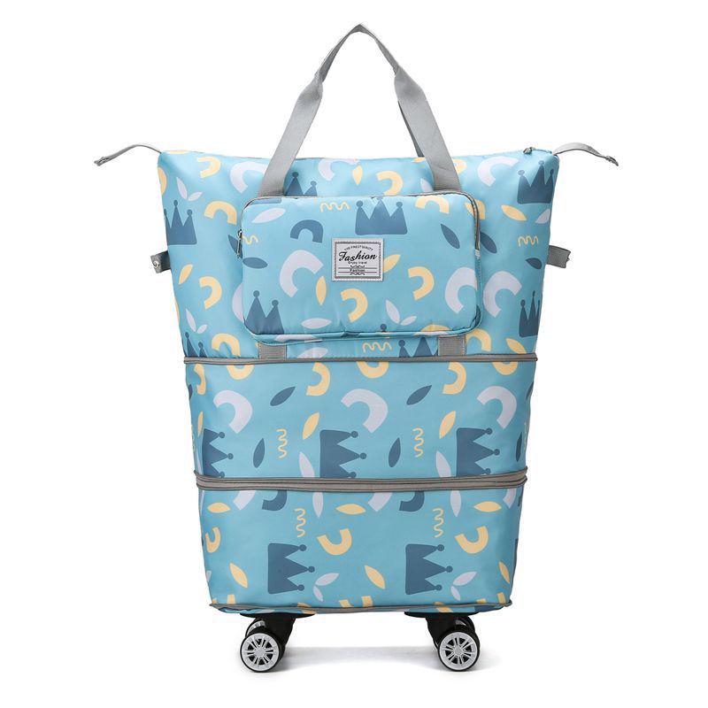 

Легкая универсальная дорожная сумка на колесах - Большая вместимость, ручная тележка для деловых поездок и использования во время беременности