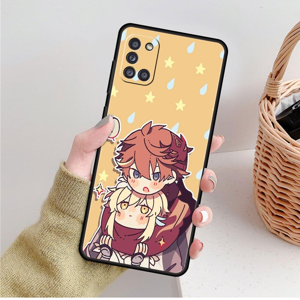 Shell Capa For Samsung Galaxy A12 A52 A51 A72 A02s A32 4G A71 A31 A41 A21s A13 A73 A23 A53 A33 A03s A22 Genshin Impact Case