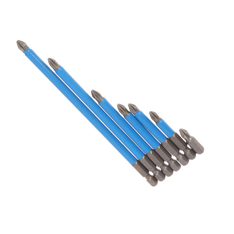 7/10 Stück Kreuzschlitz Rutschfest Schraubendreher Bohrerbit Set 7 Verschiedene Größen Magnetisch Elektrische Schraubendreher Kopfbit Elektrowerkzeug Zubehör