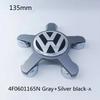 For VW Volkswagen Jetta MK5 Golf 4pcs 135mm Volkswagen Golf Polo Car Wheel Center Caps 5Pins Rim Hub Cover Hubcap Logo Badge Emb