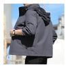 [uptoyou] Windbreaker Jumper Men's Jacket Mountain Parka Blouson Light Outerwear Large Size Outdoor Windproof Cold Protection Waterproof Lightweight