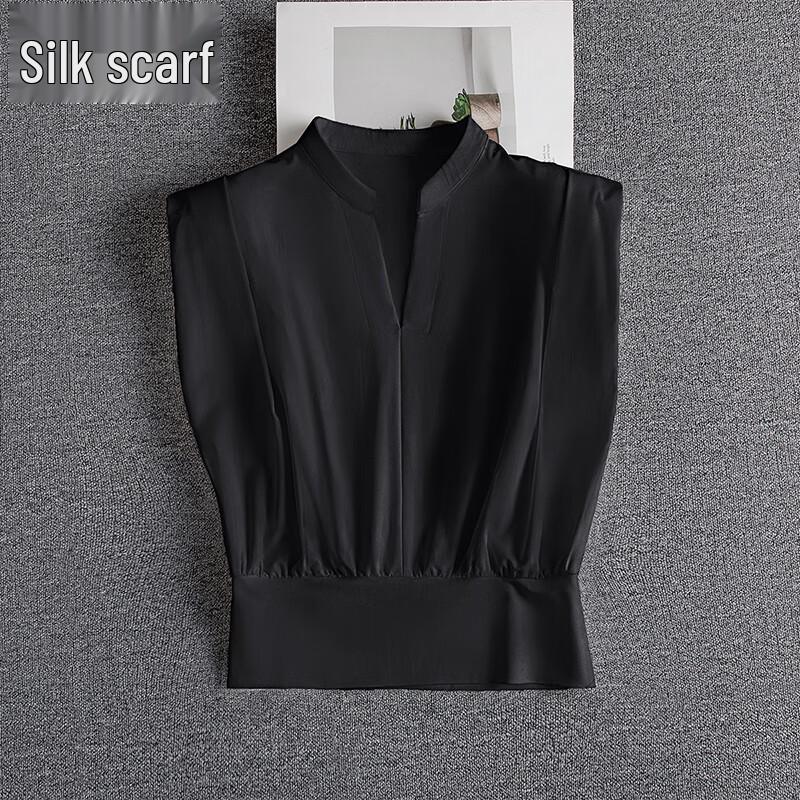 Women's Elegant V-Neck Pleated Short T-Shirt