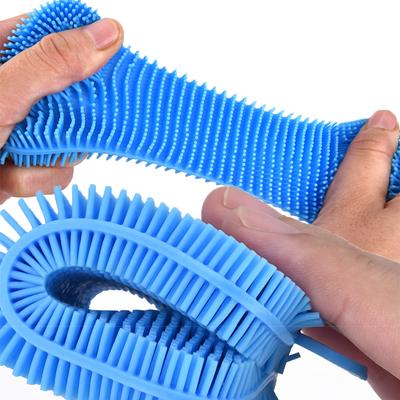 3 Pezzi Spazzola per Lavare i Piatti in Silicone Spugna per Pentole e Padelle Spazzola per Pulizia Cucina Tamponcino Abrasivo in Silicone Spazzola per Lavare Pentole, Padelle, Frutta e Verdura