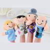 Toys Cloth Doll Toys Cartoon Doll Hand Puppet Family Finger Puppets Set Finger Doll Plush Toys