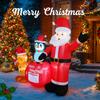 7.22FT Inflatable Santa Penguin Gingerbread Man Set Toy Xmas Yard Decoration Festive Gift LED Christmas Supplies Home Ornament