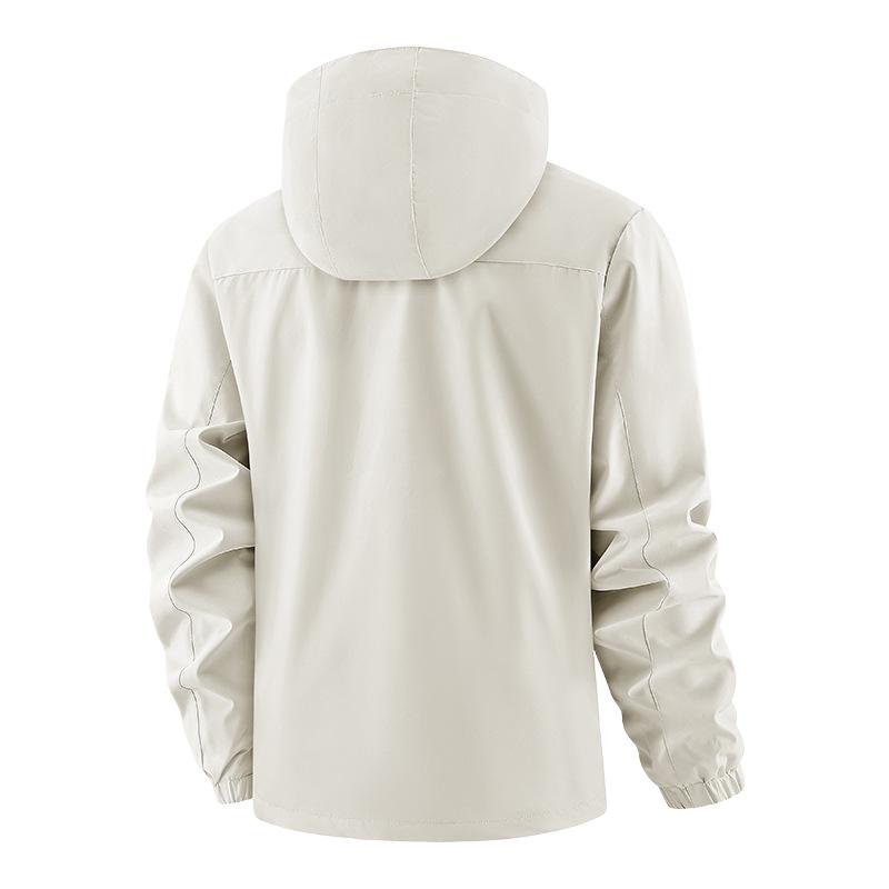 Men's Spring/Autumn European & American Casual Workwear Jacket: Loose Fashion Trench Coat