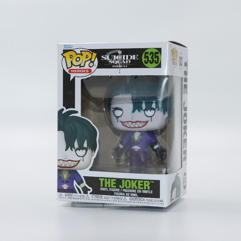 Original  POP  Suicide Squad Isekai The Joker 535 Anime Action Figure Figurine Model Toy Gift Collection Doll Decor