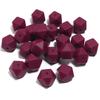10pcs 19x14mm Hexagon Silicone Beads For Jewelry Making DIY Handmade Necklace Bracelets Phone Key Chain Decoration Accessories
