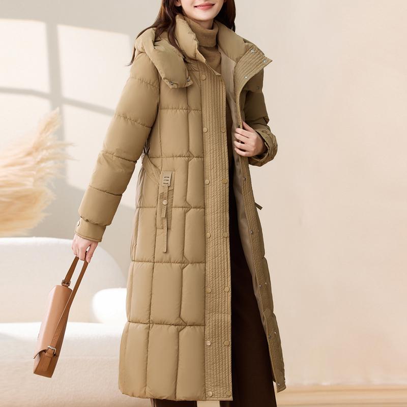 Fashion Women's Winter Long Parkas Hooded Loose Warm Coats Thick Women Jackets
