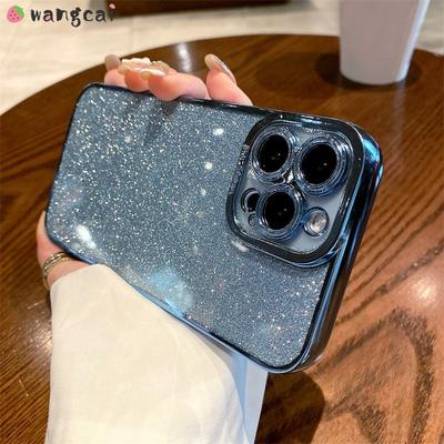 Für Infinix Zero 30 4G 5G 2023 Tecno P40 A70 S23 Pop 5 Lite Pro Spark 6 GO Glänzende Weiche Hülle mit Glitzerpapier Vollständige Abdeckung