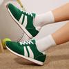 Fashion 2025 Autumn Women' Fashion Striped Green Sneakers Lightweight Non Slip Casual Sports Shoes Woman Plus Size Comfort Walking Shoes