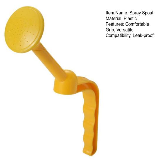 Long-Spout Spray Head Bottle Cap Watering Spout Spray Bottle Shower Head Compatible