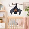Simulation Animal Bat Decorative Plate Iron Bat Pendant Home Decoration  Party Supplies