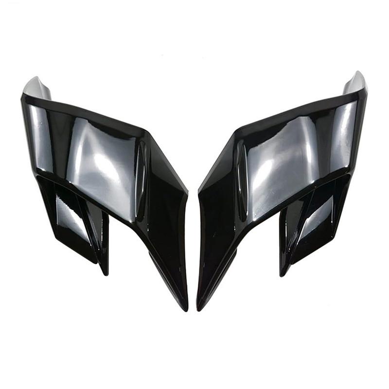 For Yamaha YZF R1 R1M 2015-2023 2024 Motorcycle Winglet Aerodynamic Wing Kit Spoiler Black Moto Fairing Side Winglets Left Right