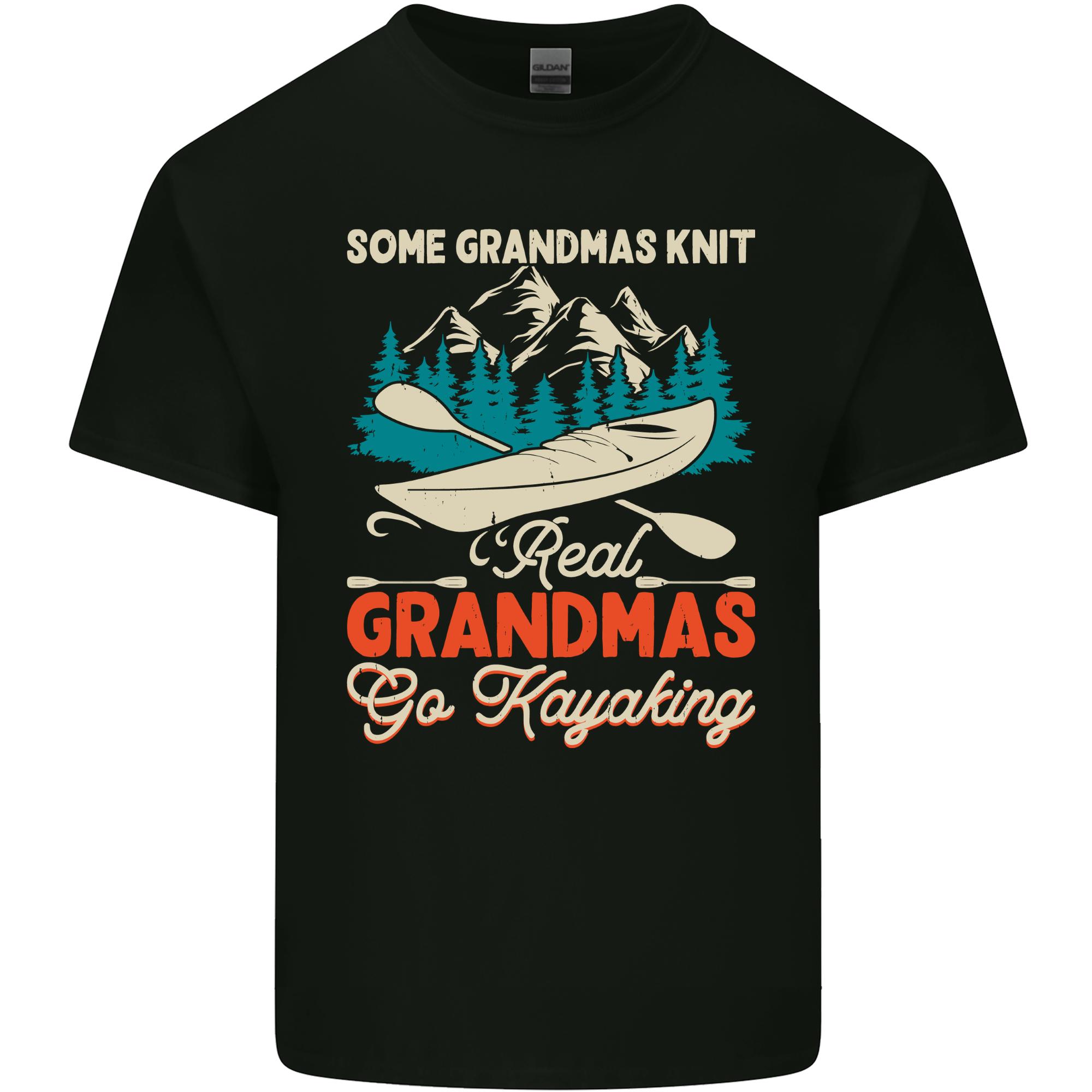 Real Grandmas Go Kayaking Funny Kayak Unisexs Light Cotton TShirt S