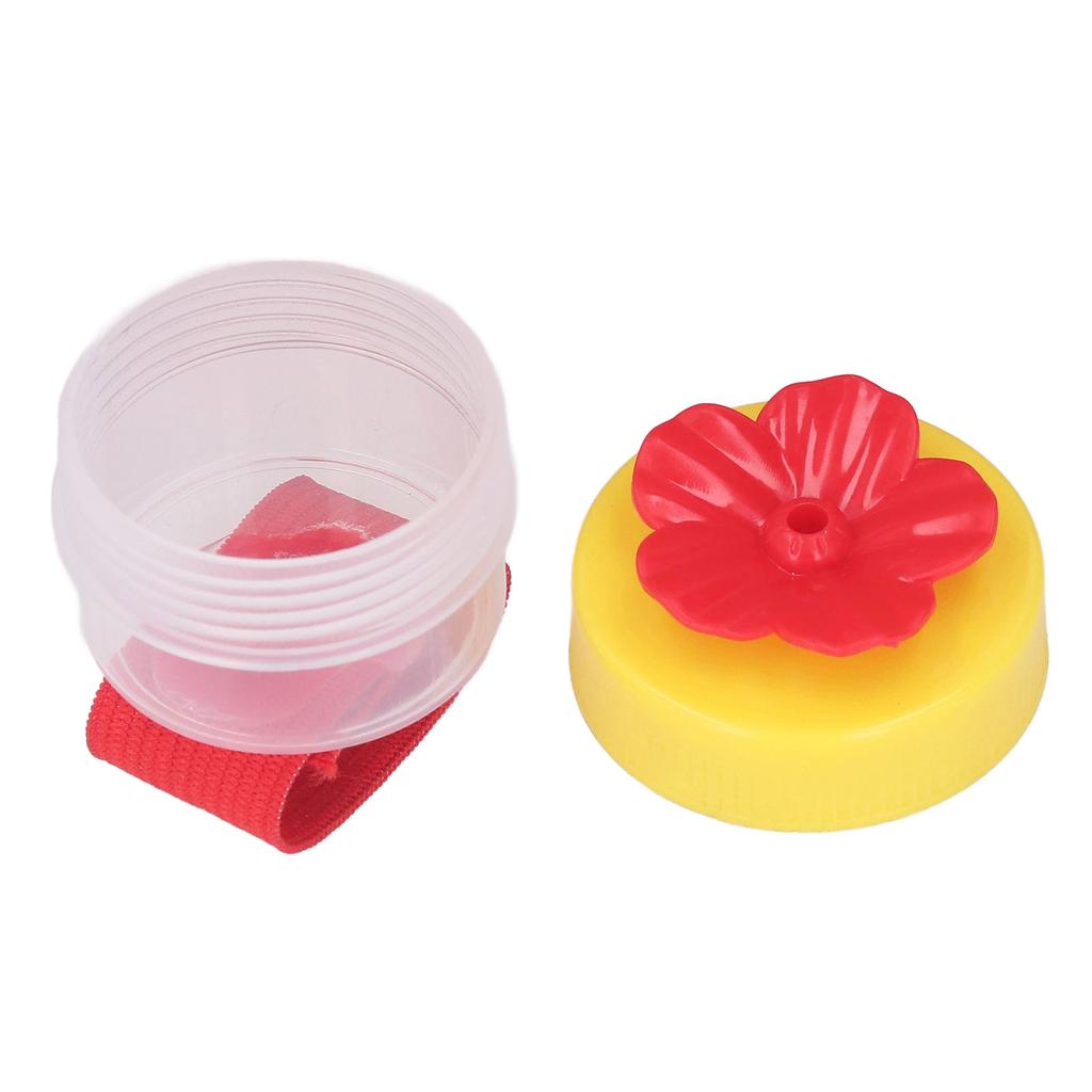 Handgehaltener Kolibri-Futterspender Mini-Blume Handgehaltene Outdoor-Kolibri-Fütterungswerkzeuge Gelb