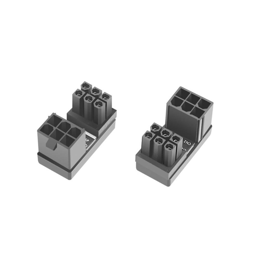 Angle PCIe 8 Pin Adapter Graphics Card Connector 180 Degree Angle Connector Graphics Power Adapter