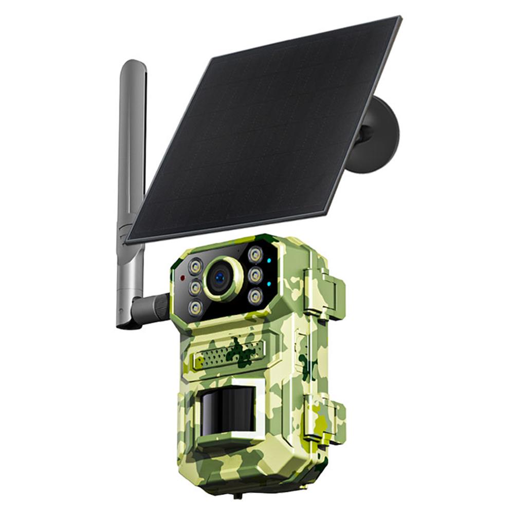 

A8 4G EU Version 4K HD Waterproof Tracking Detection Security Surveillance Camera with Battery+Solar Panel A