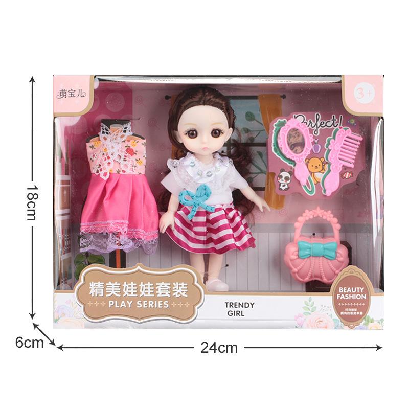 Gift Box Dress Up Doll Toy Gift Box Set Little Girl Girl Gift Girl Toy Princess Doll