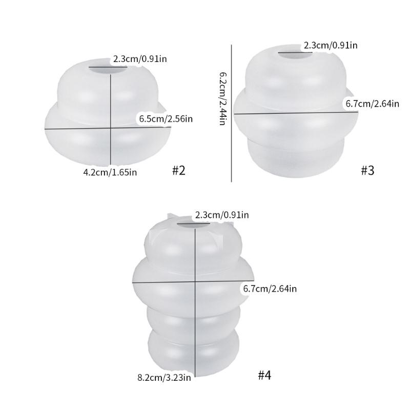 Silicone Crafts Moulds Candle Holder Moulds Candlestick Molds Simple Style Silicone Material Epoxy Resin Mold for DIY