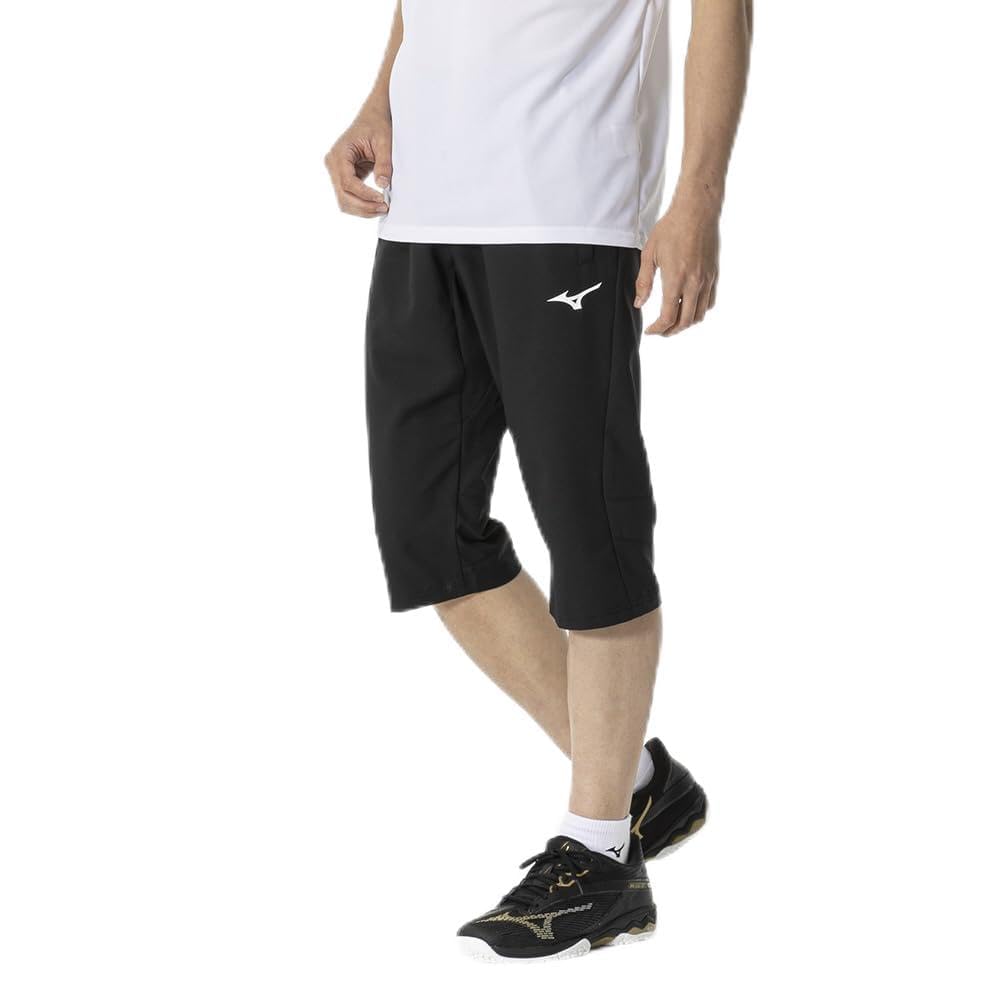 

Mizuno Training Length Dynamotion Size 62JDB015 Tennis/Badminton Cloth, 3/4 Pants, Fit, Unisex, Adult, Black, XS, чёрный