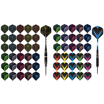 30 Adet/takım Profesyonel Dart Uçuşları Dart Kanat Plastik Su Geçirmez Dart Uçuşları