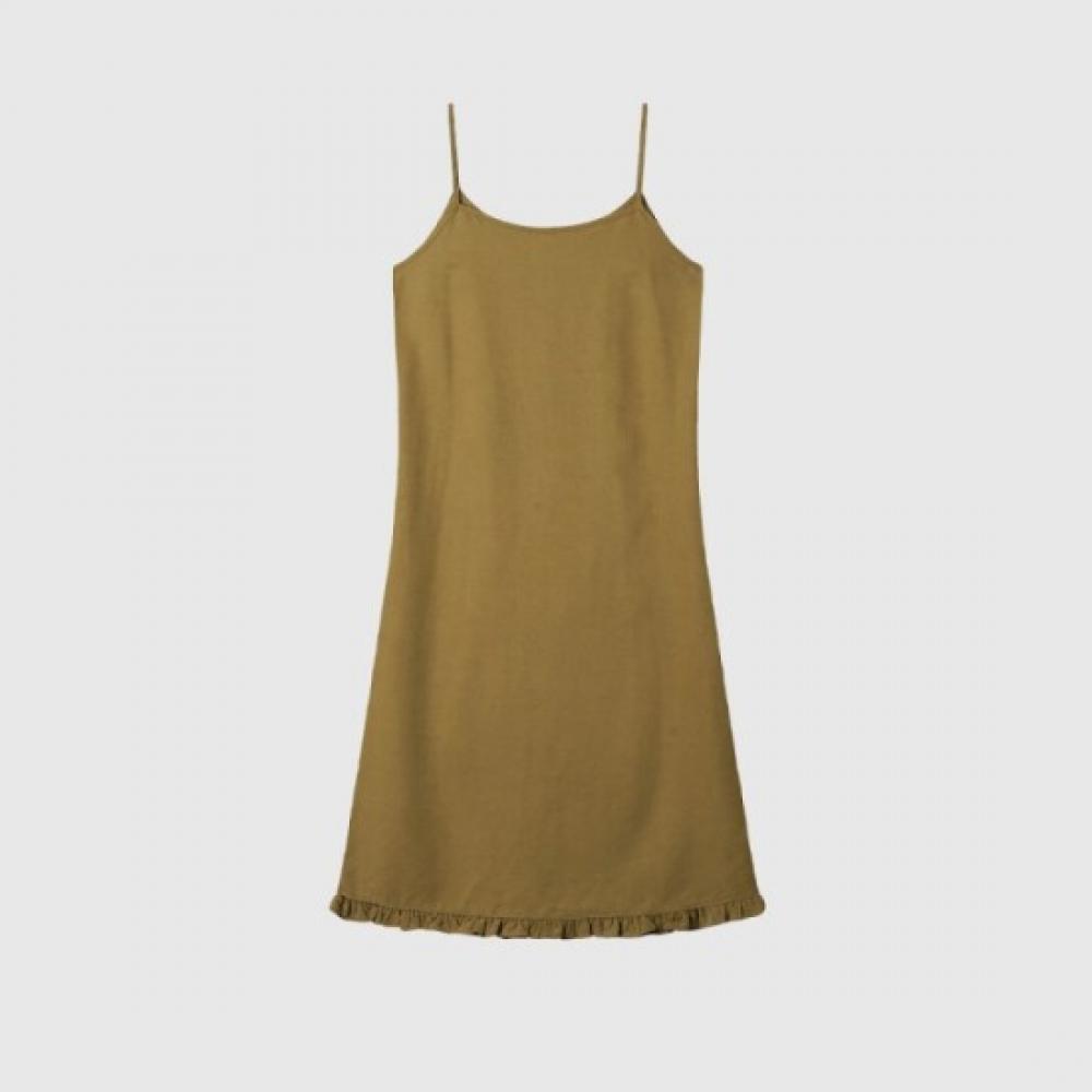 Lor Seoul Chic Sleeveless Tencel Frill Dress Pvop260401